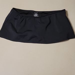 Catalina Black Swim Skirt Bottoms
